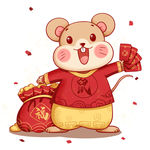 2020年鼠年卡通老鼠形象