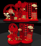 古典中式鼠年美陈