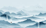 中式 古风山水画 TIF分层