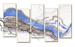 海纳百川新中式背景墙