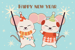 2020新年鼠年贺卡