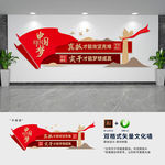 真抓实干活动室党建标语形象墙
