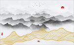 新中式水墨珊瑚海