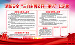 消防安全三自主两公开一承诺公示