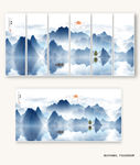 中国风山水