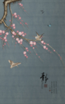 布纹花鸟玄关