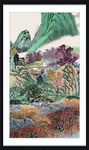 竖幅山水画