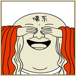 手绘佛系装饰画