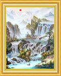 聚宝盆油画
