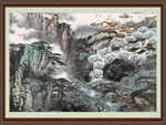 巨幅山水画