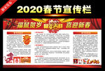 2020年春节展板宣传栏