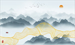 新中式水墨山水