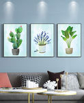 小清新植物装饰画