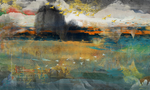 抽象油画
