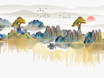 北欧轻奢背景墙