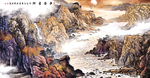山水水墨画装饰画