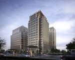 住宅区景观建筑效果图