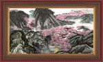 中堂画山水