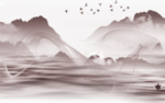 禅意水墨山水