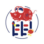 2020鼠年国潮中国汉字福字