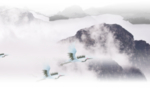 禅意水墨山