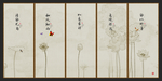手绘荷花
