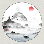 现代山水画
