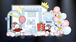 蓝色小老鼠生日宴 宝宝宴