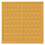 矢量逼真竹编织仿古设计