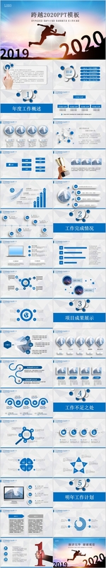 跨越2020年终总结计划PPT