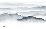 高档新现代山水画 TIF分层