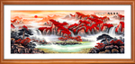 山水画国画山水