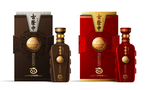 白酒酒盒+酒瓶设计分层图