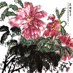 牡丹花开富贵国画