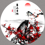 国画梅花