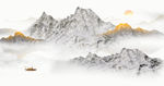 中式意境山水画