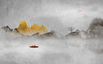 水墨山水画