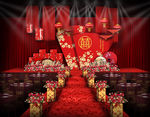 中式婚礼仪式区