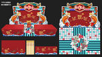 国潮锦鲤DP点 美陈 门头