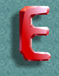 水晶 红宝石 艺术 英文 字体