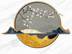 新中式背景墙