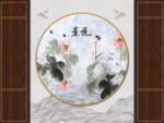 新中式背景墙