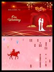 百年好合  结婚 婚庆 喜帖