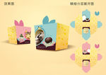 食品创意包装展开图