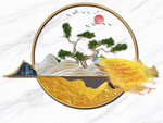 新中式背景墙