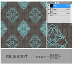 装饰花纹通道图片