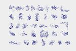 矢量花纹