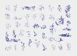 矢量花纹