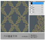 装饰花纹通道图片