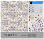 装饰花纹通道图片